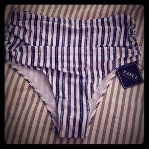 High waisted bikini bottoms